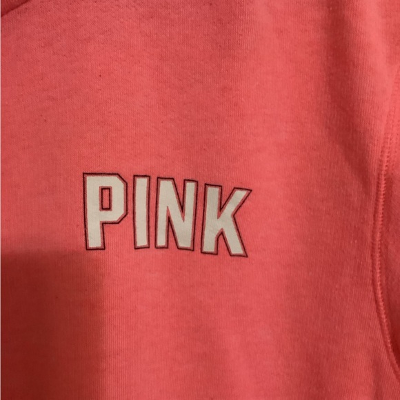 PINK Victoria's Secret Coral Crewneck Sweatshirt - Picture 3 of 5